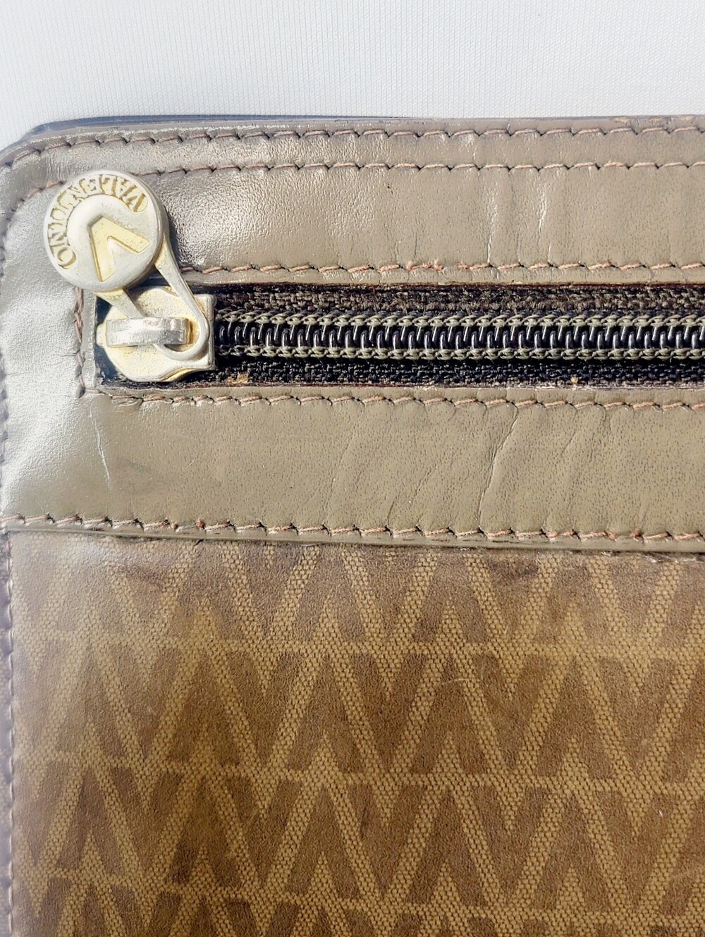Mario Valentino Leather Clutch - Picture 3 of 7